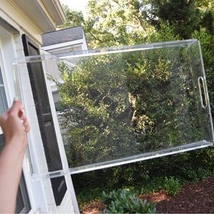 XL acrylic tray decor